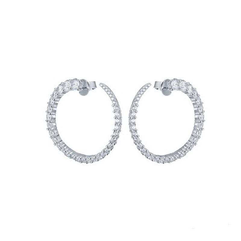 925 Silver Party Fashion CZ Earring for Women