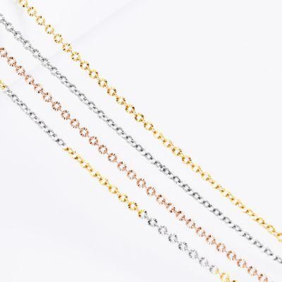 Stainless Steel Jewelry Cable Link Press Embossed Necklace Optical Glasses Jewelry for Glasses Decoration