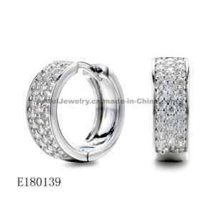 New Model Sterling Silver or Brass Fashion Jewelry Huggie Earrings for Girls
