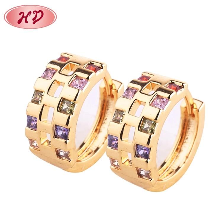 18K 14K Gold Plated Huggie Hoop Earring for Women