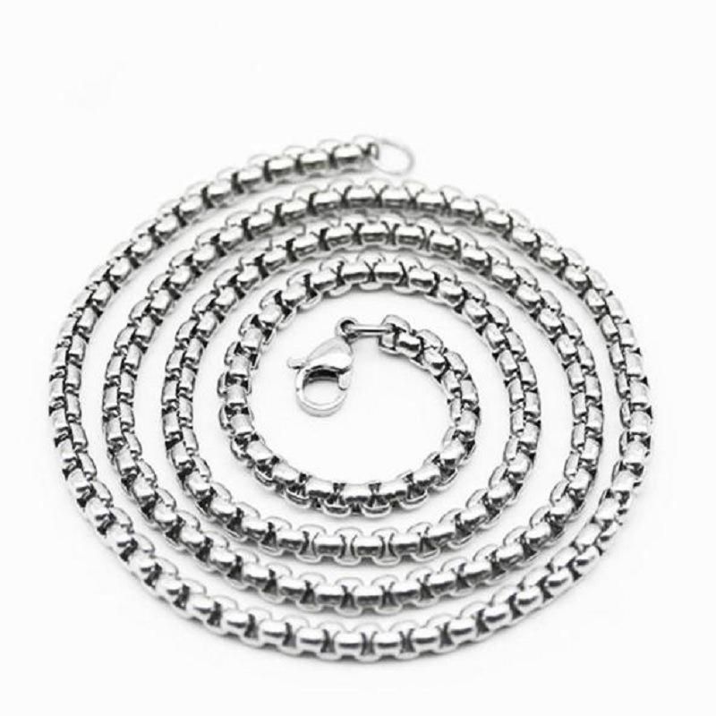 Hot Sale Vintage Solid Metal Stainless Steel Necklace