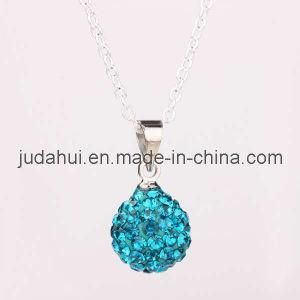 12mm Double Colors Shining Crystal Balls Shamballa Pendants-Jdh-Adpd005