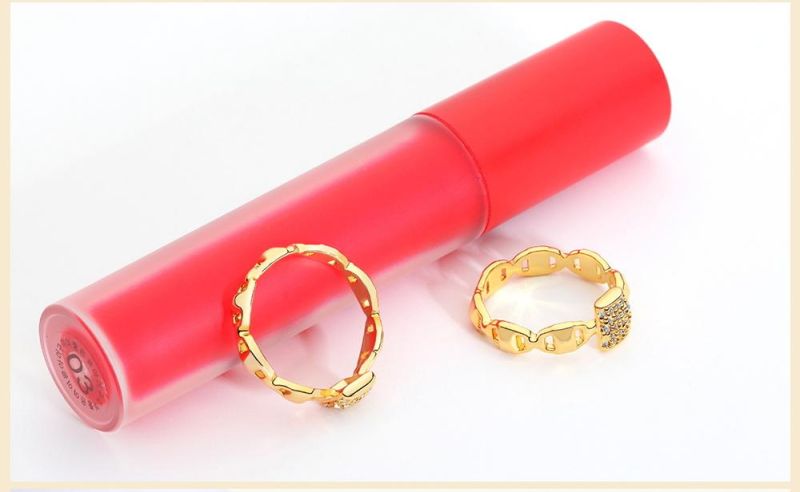 Hot Sale Popular Copper Wedding Jewelry Fashion CZ. Stone Agate Finger Ring