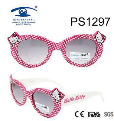 Kitty Cute Girl Kid Plastic Sunglasses (PS1297)