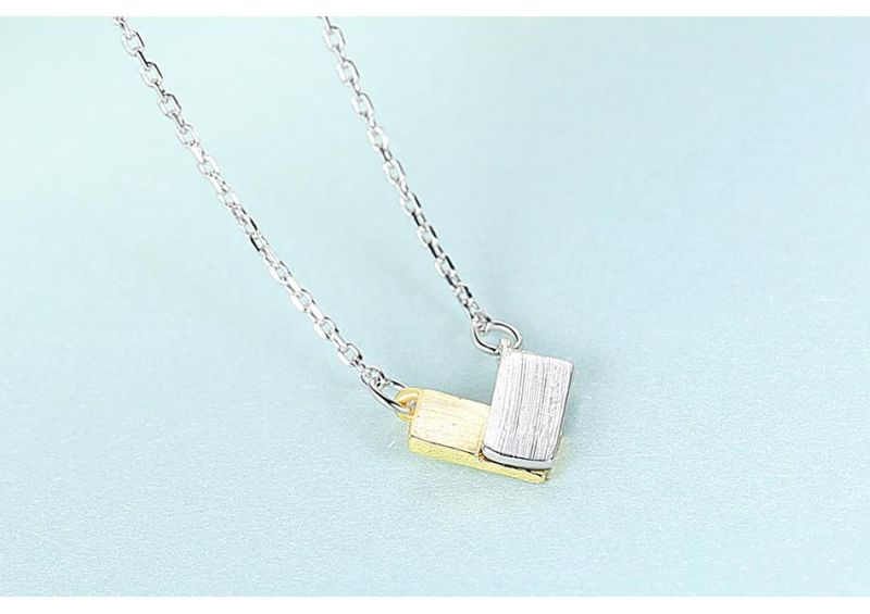 Wholesale Costume Superimpose Rectangle Jewelry Round Pendant Necklace