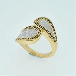 The Arab Modelling Fret Design Shape Grain Ring Simple Style Ring (R14A06929R1OW0003)