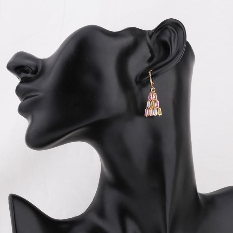 Fashion Women 18K Gold Plated Alloy Crystal Silver Jewelry Chain Pendant Sets Necklace