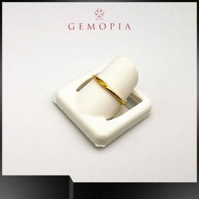 Classical 925 Sterling Silver Ring in Gold