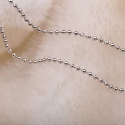 Classic Gold Plated Stainless Steel Ball Chain Fashion Necklace for Decoration Fashion Jewelry Bracelet Anklet