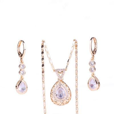 High Quality Fashion Champaign Gold Bracelet Pendant Charm Jewelry Sets