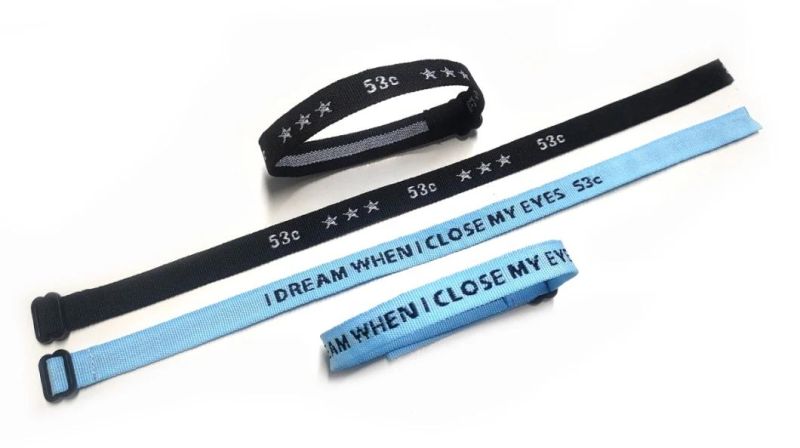 Custom Promotional Gifts Adjustable Woven Wristband Custom Jacquard Wwjd Bracelets