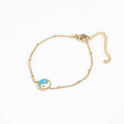 Manufacturer Custom High Quality Fashion Jewelry China Guangzhou Factory New Arrivals Trendy 14K 18K 24K Bracelet Stainless Steel