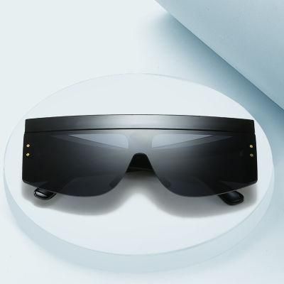 Large-Frame Wide-Brimmed Sunglasses, Retro Midin One-Piece Goggles Sports Cycling Glasses