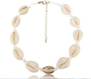 Shell Necklace Cheap Promotional Gift Natural Sea Shell Bohemian Natural Chains Link Chain Necklaces