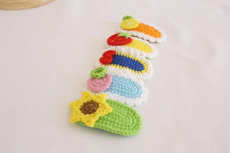 Crochet Fruit Snap Hair Clips Accessory Ym228