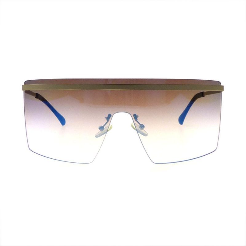 2021 High Quality Metal Fashion Style The Cylindrical Lens Sunglasses