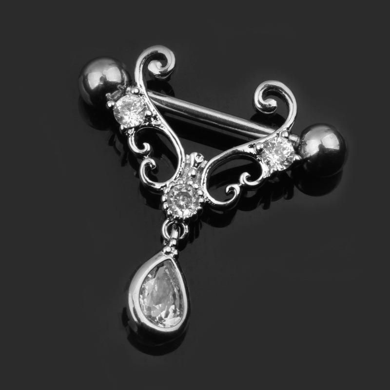 Stainless Steel Nipple Rings Tongue Rings Piercing Jewelry