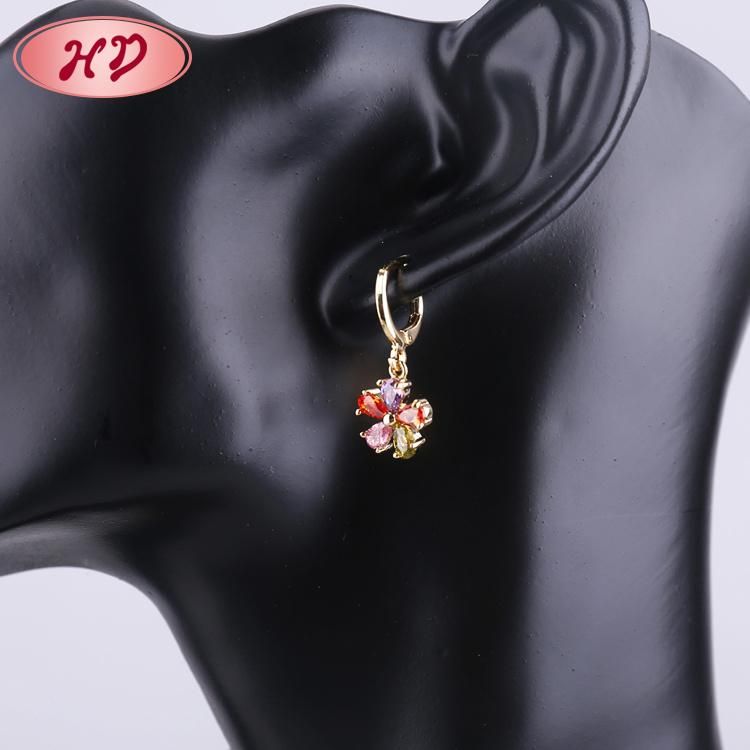 Hengdian Costume Wholesale Fashion Imitation Gold Plated Earring Sets Pendant Necklace Jewelry