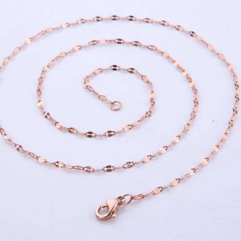 Fashion Jewelry Stainless Steel Necklace Lip Chain for Women