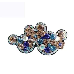 Classic Crown with Colors Rhinestone Hair Accessory for Girls