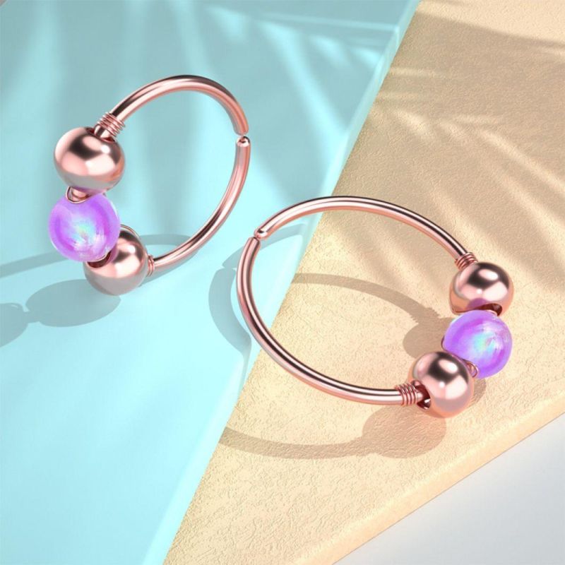 G23 Titanium Nose Ring Hoop Cartilage Hoop Septum Piercing