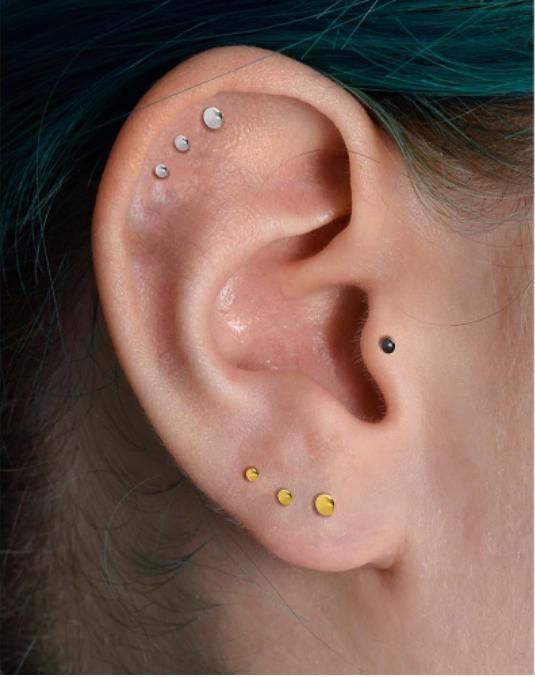Surgical Steel Labret Lip Hoop Body Piercing Jewelry