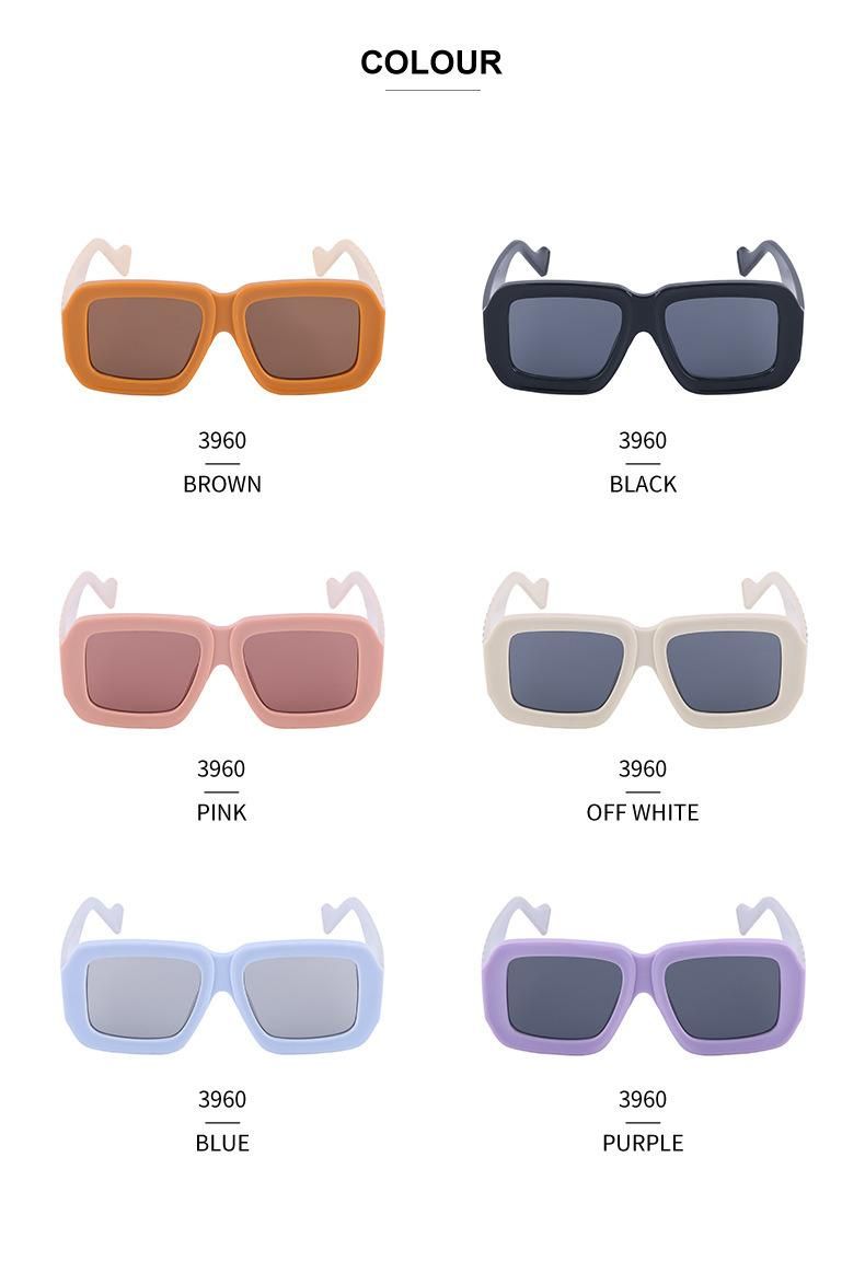 Women Lady Hot Selling High Quality Sun Glasses Wholesale Cheap Colorful Square Trendy Fashion Sunglasses