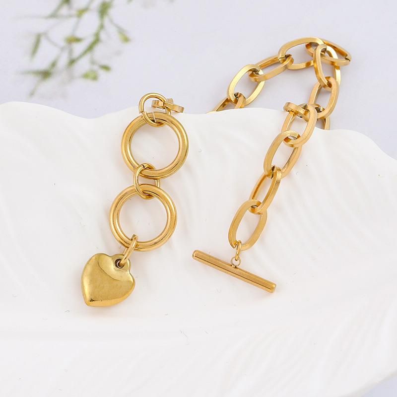 Fashion jewellery Manufacturer Custom Water Proof Jewelry High Quality Non Fade New Arrivals Women Gold Plated Bracelet Custom