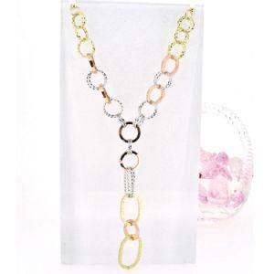 Fashion Necklace Plating Three Color Yellow Golden Color New Style Jewelry (B04922N4XWS)