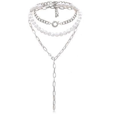 Personality Exaggerated Geometry Multi-Layer Simple Vintage Weather Necklace