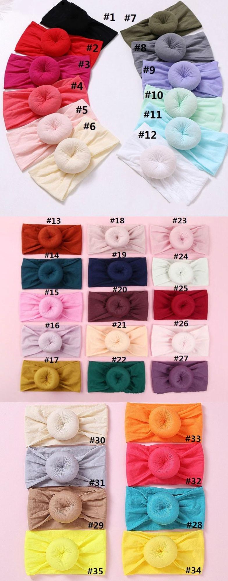 Cute Headband for Baby Girl Toddler, Kids Hairband Bows Hair Accessory Ornaments, Baby Headband