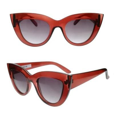 Large Wide Frame Cat Eye Sunglasses